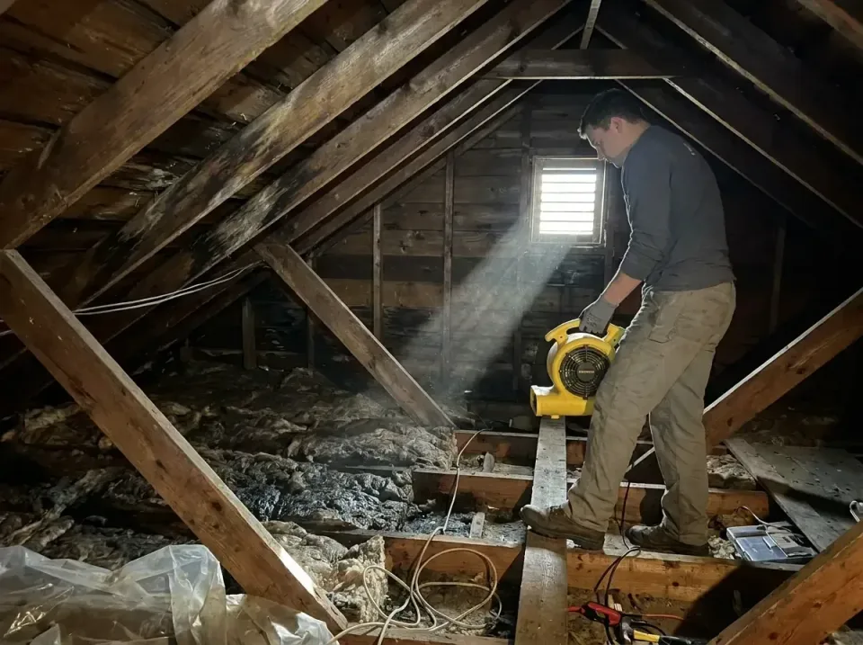 attic-water-damage-drying-proc-007 — frequently asked questions, Emergency Water Extraction & 24/7 Flood Response in Rockvil…